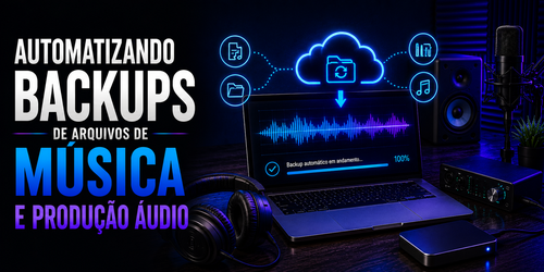 Automatizando backups de arquivos de música e produção áudio