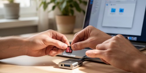 Como fazer backup de um cartão de memória?