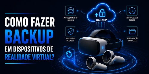 Backup e recuperação para dispositivos de realidade virtual