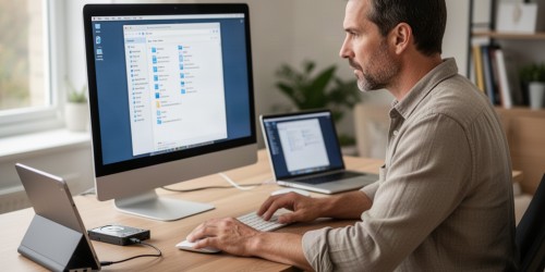 Como fazer backup de arquivos de home office?