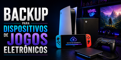 Backup para dispositivos de jogos eletrônicos