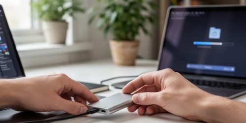 Como fazer backup de um SSD externo?