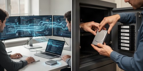 Como sincronização e backup são diferentes?