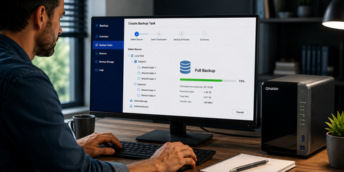 Como configurar backup completo?