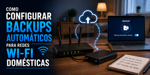 Como configurar backups automáticos para redes Wi-Fi domésticas