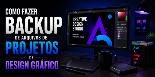 Como fazer backup de arquivos de projetos de design gráfico