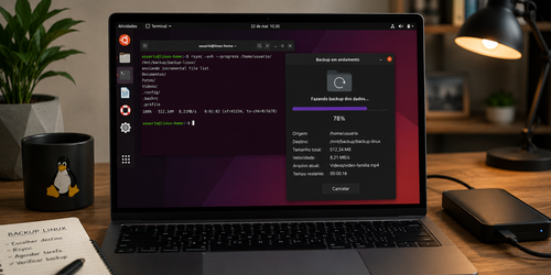 Como fazer backup do Linux em casa?