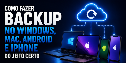 Como fazer backup no Windows, Mac, Android e iPhone do jeito certo