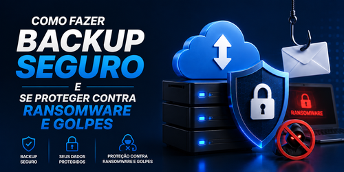 Como fazer backup seguro e se proteger contra ransomware e golpes