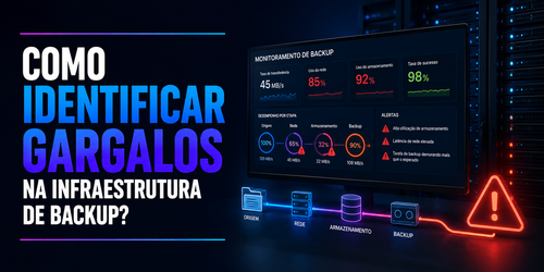 Como identificar gargalos na infraestrutura de backup?