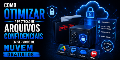 Como otimizar a proteção de arquivos confidenciais em serviços de nuvem gratuitos