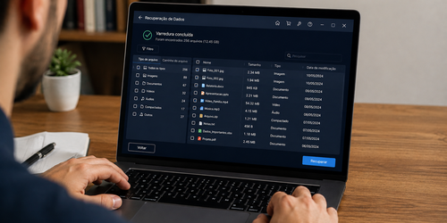 Como recuperar dados de um notebook formatado?