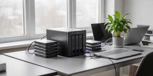 Como configurar um NAS para backup?