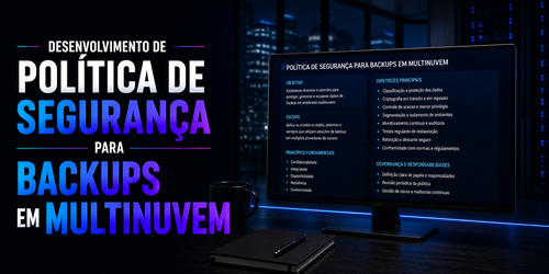 Desenvolvimento de política de segurança para backups em multinuvem