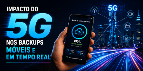 Impacto do 5G nos backups móveis e em tempo real
