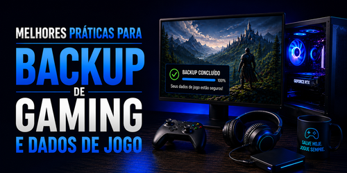 Melhores práticas para backup de gaming e dados de jogo