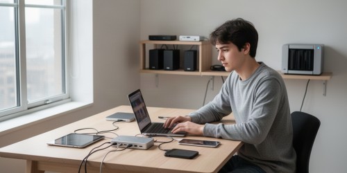 Como organizar backups de vários dispositivos?