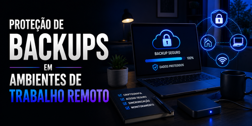 Proteção de backups em ambientes de trabalho remoto