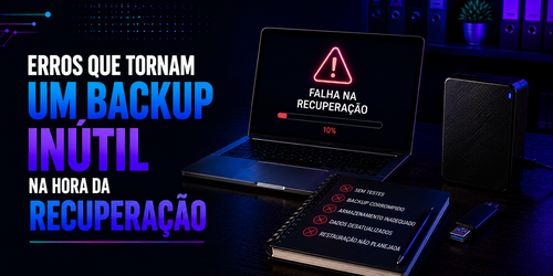 Quais erros tornam um backup inútil na hora da recuperação?