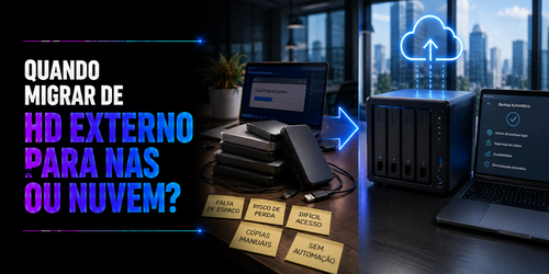 Quando migrar de HD externo para NAS ou nuvem?