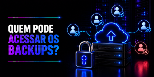 Quem pode acessar os backups?