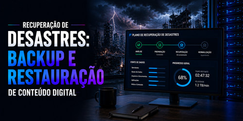 Recuperação de desastres: Backup e restauração de conteúdo digital